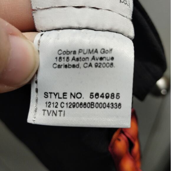 PUMA Men's Size XL Bud Light Platinum Black Short Sleeve Golf Polo Shirt - Picture 9 of 9